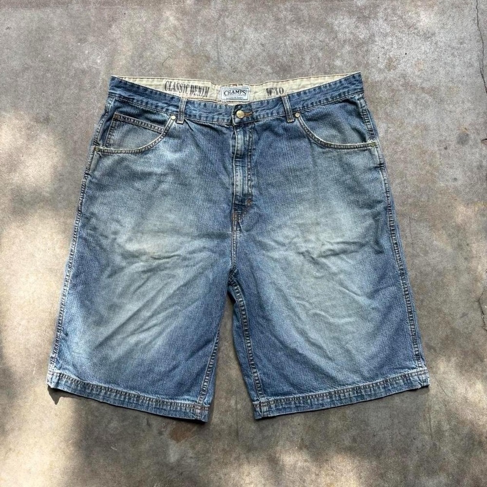 Vintage Y2K Champs blue baggy jeans Mens Size 40"
